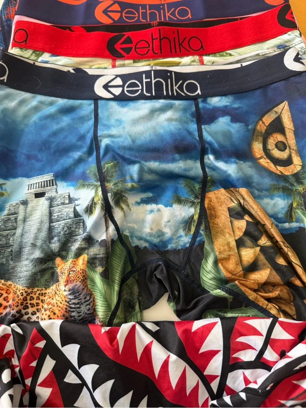 Lot of 5 Ethika boxer briefs in medium